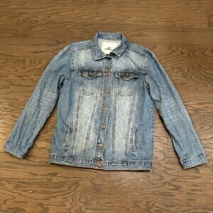 O'Neill Woman's Button Up Denim Jacket Size Medium